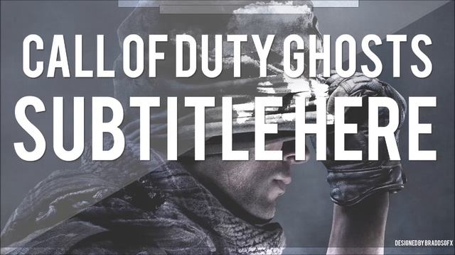 Youtube Thumbnail Template - Free To Use - Call Of Duty Ghosts - .PSD included! смотреть онлайн