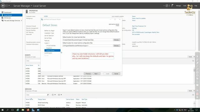 Activating Hyper-V on Windows Server 2016 (English captions) смотреть онлайн