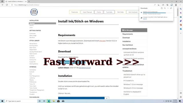 Inkstitch - Installing Inkstitch on windows in 2023 смотреть онлайн
