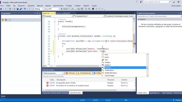 Manejo De Archivos txt en C# (lectura y escritura) смотреть онлайн