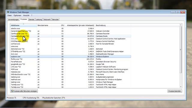 Der Taskmanager unter Ms Windows 7 смотреть онлайн