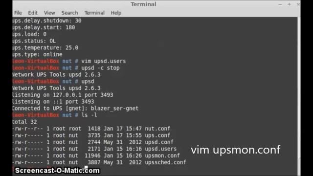Network UPS Tools (NUT) installation on Linux for use with a Gamatronic GNET 1k UPS смотреть онлайн