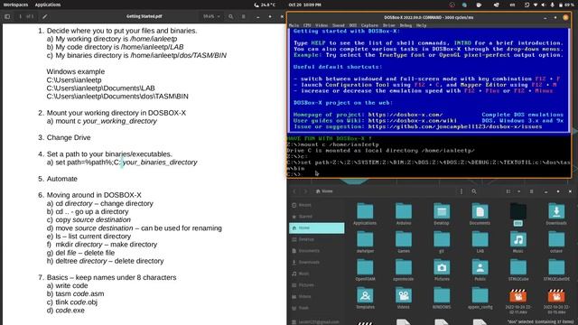 Getting Started - 16 bit Intel Assembly with DOSBox-X & Turbo Assembler TASM смотреть онлайн