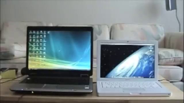 OS X vs Windows Vista Boot Up & Shut Down смотреть онлайн