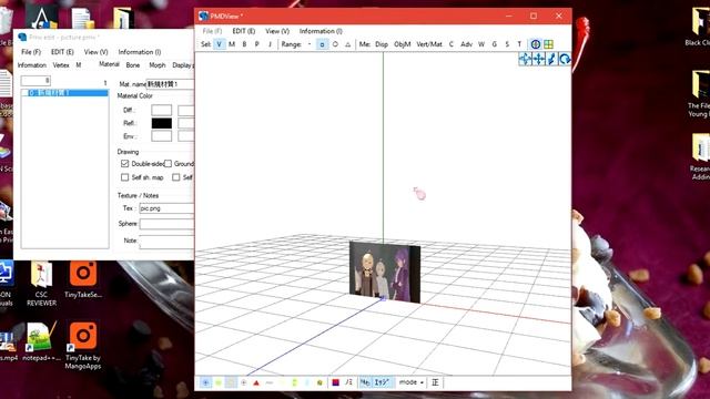 [MMD Tutorial] How to create a picture accessory with PMD Editor w/o plug-ins смотреть онлайн