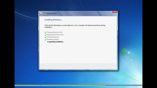Windows 7 Super Lite Installation