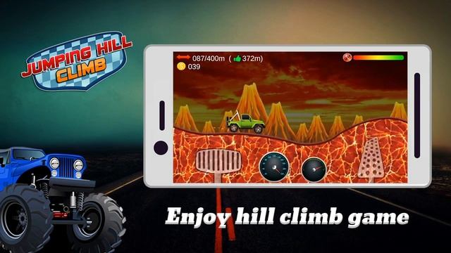 Jumping Hill Climb | Android Game | Windows Phone Game | MobiMonster Infotech смотреть онлайн
