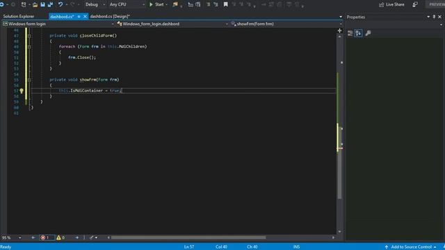 how to open more forms using Toolstrip windows form application c# смотреть онлайн