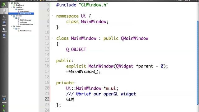 Using Qt and NGL Pt 6 смотреть онлайн