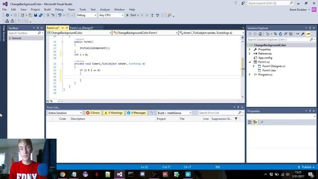 C# Change The Form Background Color While Running! смотреть онлайн