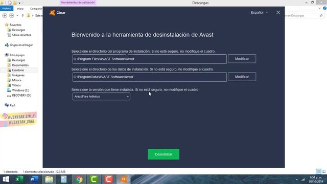 CÓMO DESINSTALAR AVAST ANTIVIRUS 2020, WINDOWS 10, 8 Y 7 смотреть онлайн