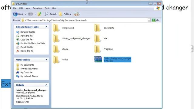 change folder background in windows xp.avi смотреть онлайн