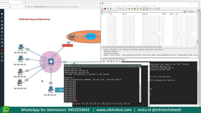LSPAN configuration step by step on Live Cisco Devices /Local Switch Port Analyzer Mirroring| #2 смотреть онлайн