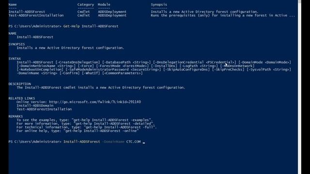 Install Active Directory Domain Services Using PowerShell смотреть онлайн