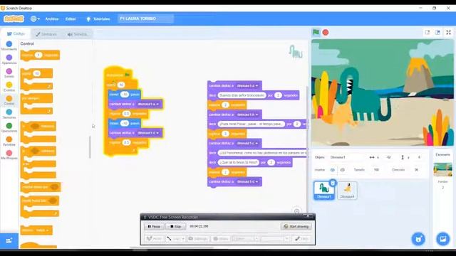 SCRATCH 2 MOVIMIENTO APARIENCIA Y MENSAJE смотреть онлайн