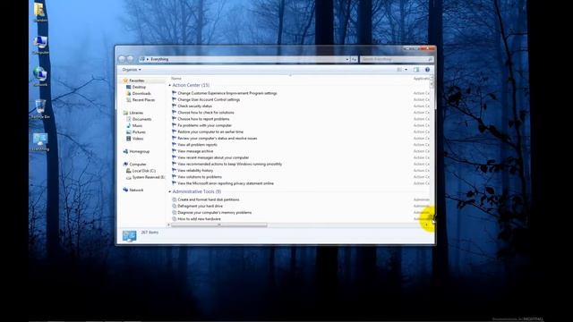 Windows 7 -- Super Control Panel смотреть онлайн