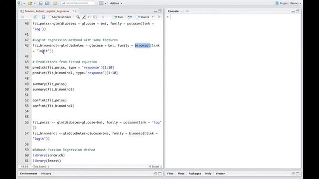 Using R to Predict Binary Data with Poisson/Logistic and Robust смотреть онлайн