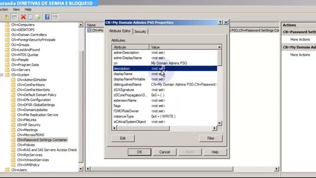 Senhas e Bloqueio de Conta,70-640,ActiveDirectory,Windows Server 2008, AD, Aula 25, Fanado, смотреть онлайн