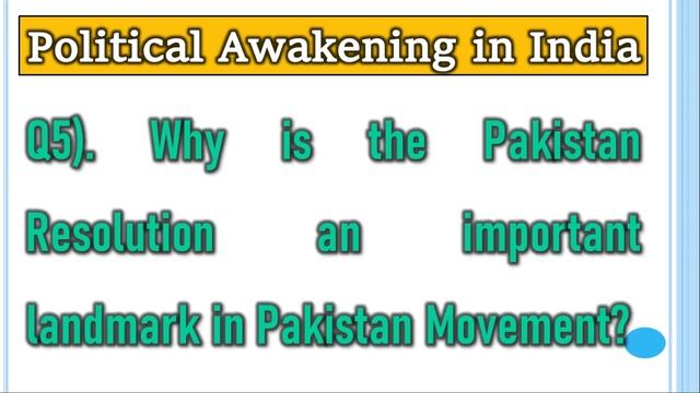Class 8 History Unit 4 Answers 4, 5 for Annual Board Exam | Political Awakening in India | FBISE смотреть онлайн