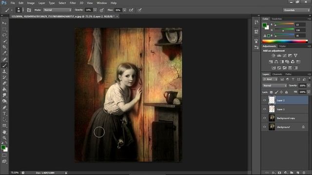 How to... Light through a stained-glass window lighting effect. Using Photoshop смотреть онлайн