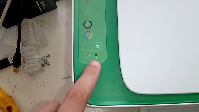 Resolvendo Impressora HP com led piscando - Luz de tinta. смотреть онлайн