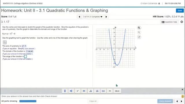 Graphing in MyLab смотреть онлайн