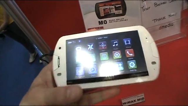 Dmedia Wimax MID at Computex 2009 смотреть онлайн