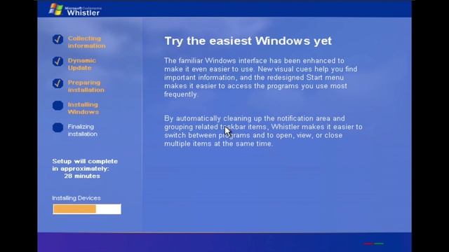Installing Windows Whistler/Windows XP Build 2462