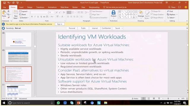 #2 - Working with Azure Virtual machines, Cloud Service, VM Internals etc. смотреть онлайн