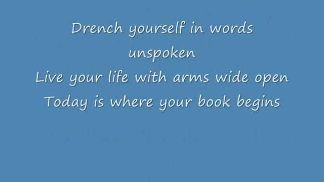 Natasha Bedingfield - Unwritten ( Lyrics )