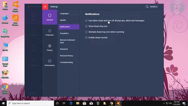 How To Turn off All Pop Ups, Alert and Messages in Avast Antivirus смотреть онлайн