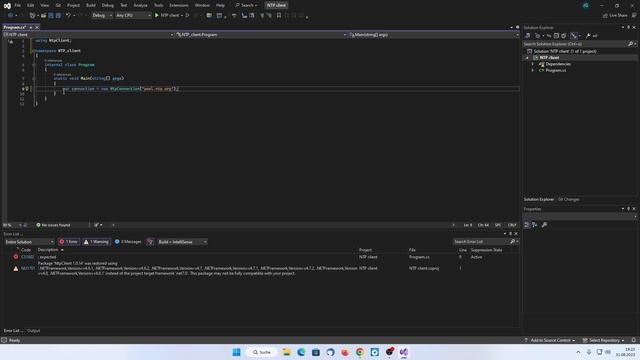 C# NTP Client - Get time from Server смотреть онлайн