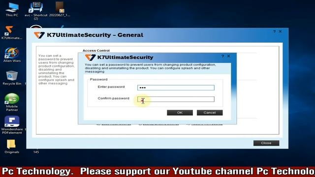2022 How to set K7 antivirus Password in hindi | k7 antivirus password set kaise kare | k7 antivurs смотреть онлайн