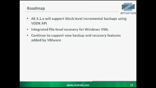 Backing Up VMware Environments Using Amanda Enterprise | Webinar смотреть онлайн
