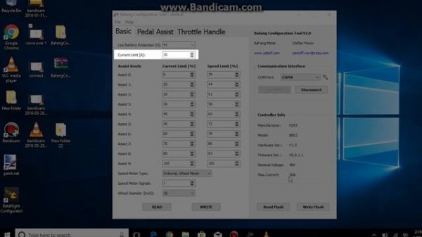 Bafang BBSHD Configuration Tool HOW TO