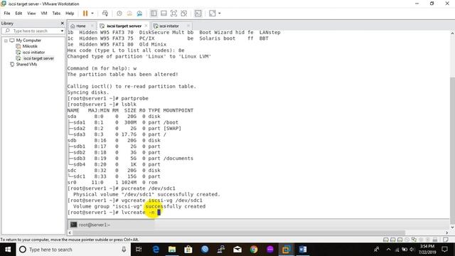 Iscsi Configuration (target server)in Linux in Bangla (part-1) смотреть онлайн