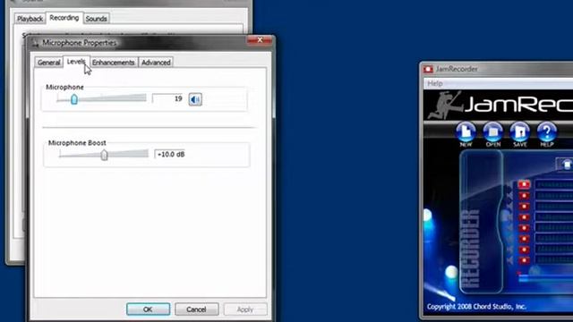 JamRecorder Vista audio setup смотреть онлайн