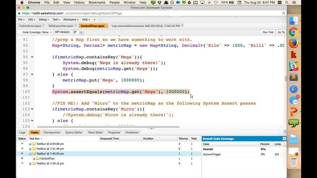 Apex Workshop Session 5 Control Flow смотреть онлайн