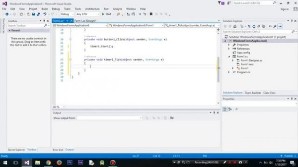 Visual Studio C# Basic ProgressBar Tutorial