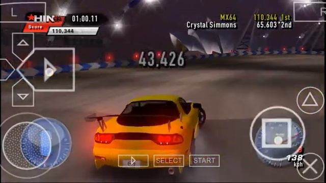 Juiced 2 PSP Gameplay - #22 League 1 Drift King Pink Slip Showdown at Australia with Keisuke's FD! смотреть онлайн