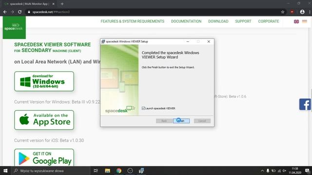 TELEFON/DRUGI KOMPUTER JAKO MONITOR | spacedesk смотреть онлайн