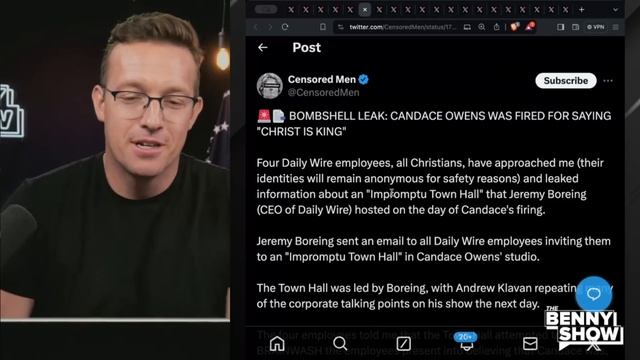 Candace Goes NUCLEAR After MSNBC Declares 'Christ is King' Offensive: 'This Started With Daily Wire смотреть онлайн