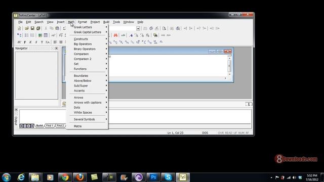 TexnicCenter Free Latex Document Creator смотреть онлайн