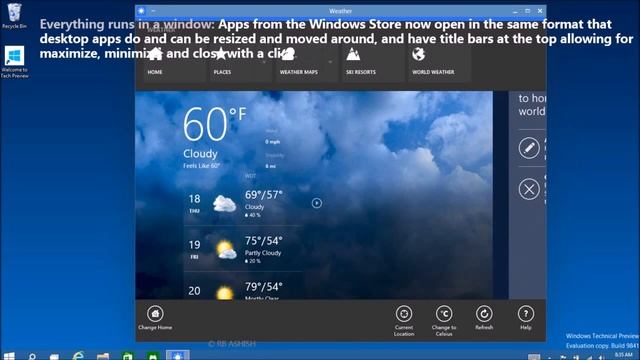 Windows10 Technical Preview Features & Download смотреть онлайн