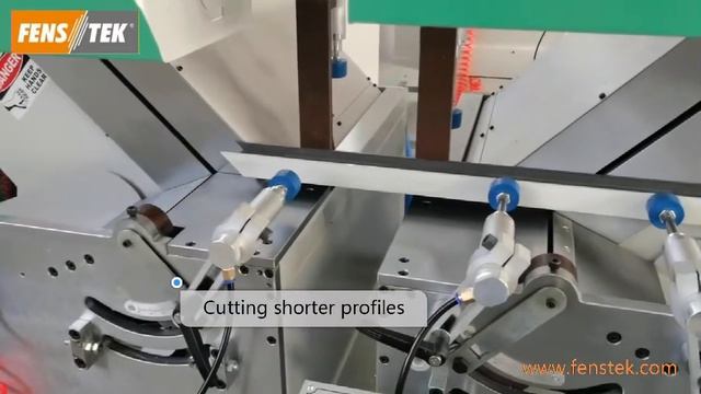 ADS550X4200 FENSTEK double head cutting saw for aluminum windows aluminum profile processing machin смотреть онлайн