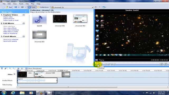 Windows Movie Maker Windows 7 2012 Tutorial Music & Voice смотреть онлайн
