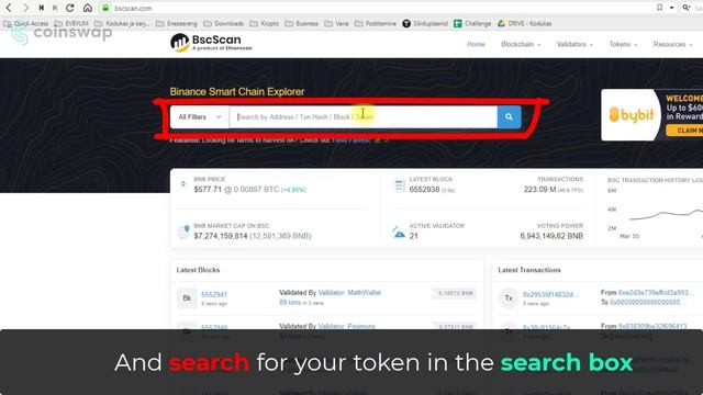 COINSWAP TUTORIAL - Adding Custom Token To MetaMask Browser Extension смотреть онлайн