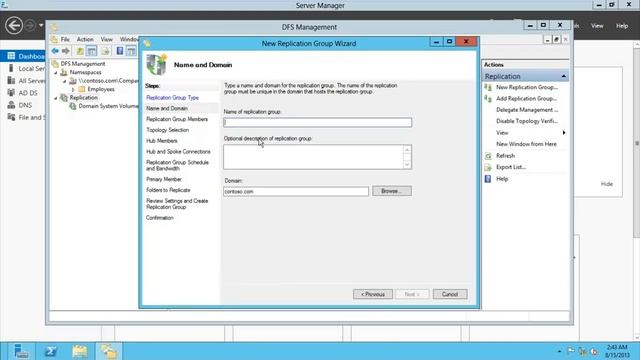*NEW* Install & Configure DFS Namespace/Replication Windows Server 2012 смотреть онлайн