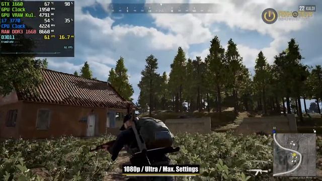 PUBG GTX 1660 | i7 3770 | 1080p Gameplay Test смотреть онлайн