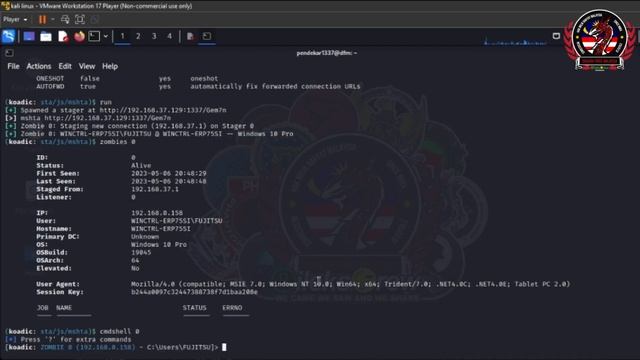Post Exploitation MSHTA Bypass UAC User Account Control / VBscript,JScript RAT смотреть онлайн